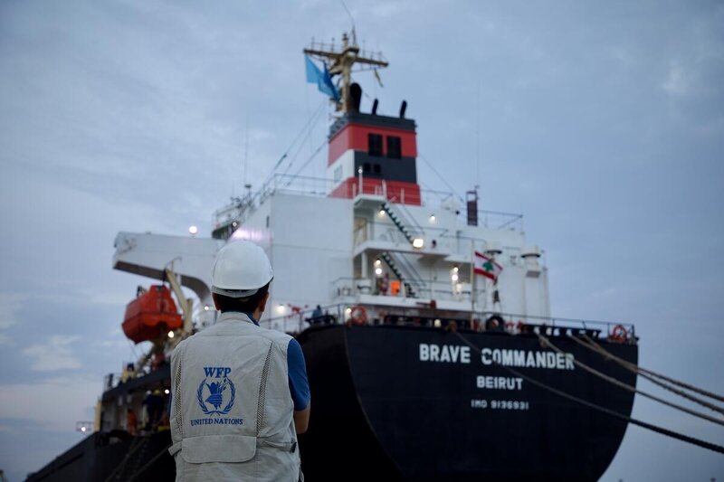 Ship carrying WFP load leaves Ukraine photo Anastasiia Honcharuk