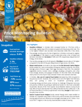 WFP Philippines - Price Monitoring Bulletin - October 2022