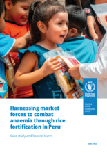 2022 - Harnessing market forces to combat anaemia through rice fortification in Peru